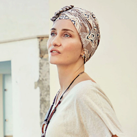Load image into Gallery viewer, Lotus Turban Print