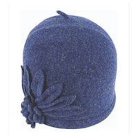 Boiled Wool Pull-on with flower