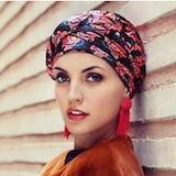 Boho Sapphire Turban Set / 7273 Signature Flower