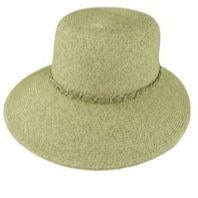 Load image into Gallery viewer, Paperbraid Cloche w Dimensional Brim &amp; Chain Trim