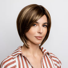 Load image into Gallery viewer, Front view of young woman wearing the "Codi" wig in "iced mocha" by Rene of Paris.