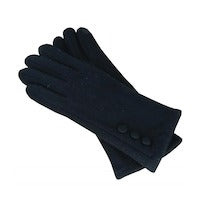 Load image into Gallery viewer, Polyester Stretch Glove with Button Trim