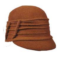 Boiled Wool Peak Pull-on