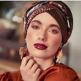 Boho Scarlett Turban Set / 7530 Structured Brown